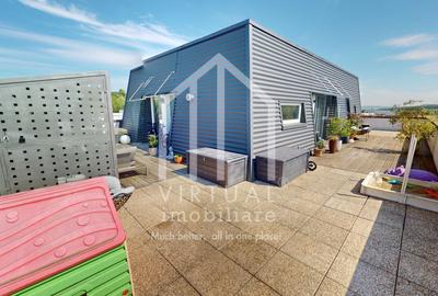 Penthouse cu 3 camere, 89mp utili si terasa 118mp, mobilat, Cisnadie - 29
