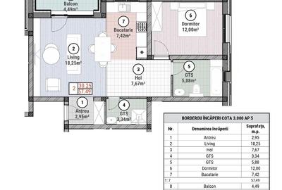 APARTAMENT CU 2 CAMERE, COMISION 0%, ZONA LINISTITA - 7
