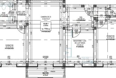 Apartament intabulat cu 3 camere 2 bai balcon si loc parcare Talmaciu - 8