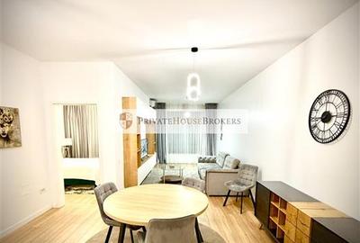 Apartament cu 2 camere semidecomandat, mobilat în Pipera
