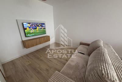 Apartament cu 2 camere nedecomandat, mobilat în Torontalului