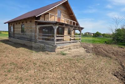 Cabana de vânzare din lemn masiv Mihăilești | 400 mp teren -Potențial investiție - 8