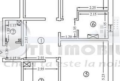 Apartament 3 camere  – Dacia | 72 mp - 1