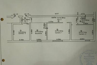 Proprietar - Apartament 3 Cam. Bvd. Dambovita-Sagului Mobilat/Utilat - 11