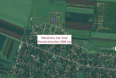 Teren intravilan rezidential de vânzare Manduloc, jud. Arad, - 2