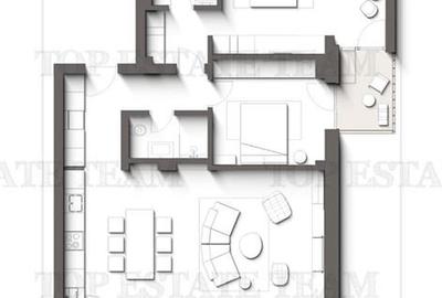 Apartament Premium cu 3 camere cu terase | Vedere directa la mare si padure - Pr - 2