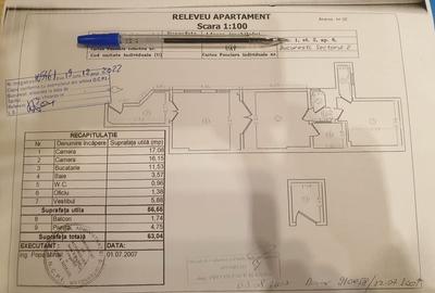 De Vanzare Apartament 2 camere zona Armeneasca sect.2 - 8