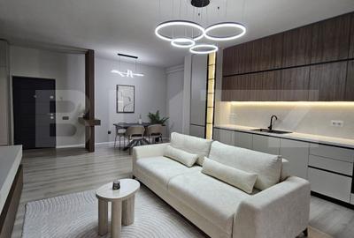 Apartament cu 2 camere semidecomandat, mobilat în Florești