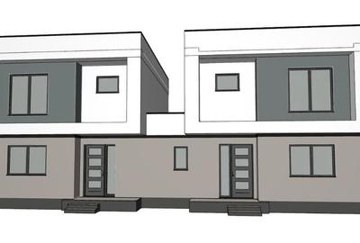 1/2 Duplex Sacalaz P+E,4Camere,2 Bai,Proiect Modern - 1