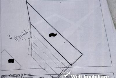 Teren Construcții extravilan de 1400 mp, în Mera