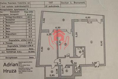 BANEASA (Dobrogeanu Gherea)-3 camere mobilat luxury, bloc boutique, 2 parcari! - 25