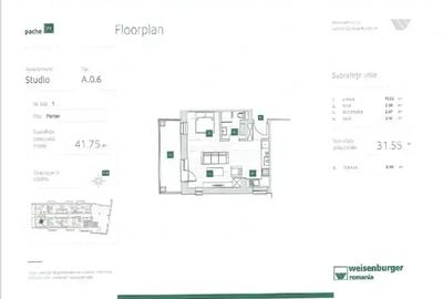 Studio lux| Incalzire in pardoseala| Balcon 8 mp I Comision 0%| - 7
