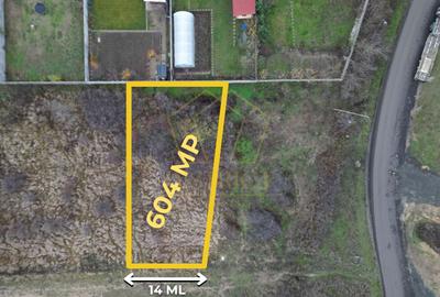 Teren Construcții intravilan de 604 mp, în Moșnița Nouă