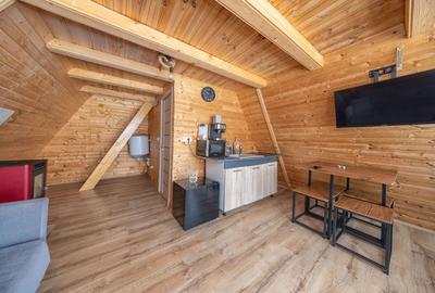 Teren 7,656 mp + Cabane tip A Frame, Fundata - 9