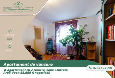 Apartament cu 2 camere, zona centrală, Arad - 1