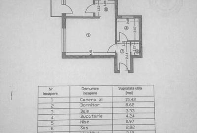 Apartament cu 2 camere semidecomandat, mobilat în Berceni