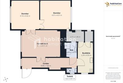 Piața Victoriei - Apartament primitor cu farmec istoric - tur virtual - 16
