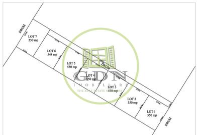 Teren extravilan 550mp  la drum ,spre vanzare in Tocile - 1