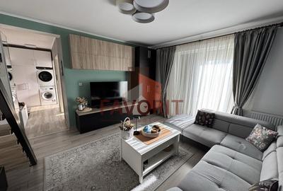 Apartament cu 2 camere semidecomandat, mobilat în Giroc