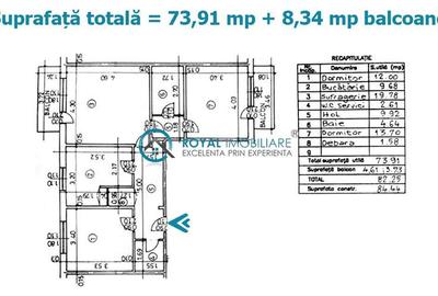 Royal Imobiliare - Vanzare apartament 3 camere zona Democratiei - 13
