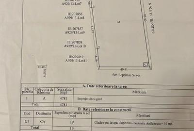 Teren intravilan liber de vanzare, imprejmuit, utilitati, la asfalt. Parcelabil - 9