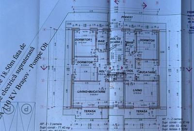 Teren cu bloc rezidential de vanzare,  P+1+M, 6 apartamente, investitie sigura, - 13