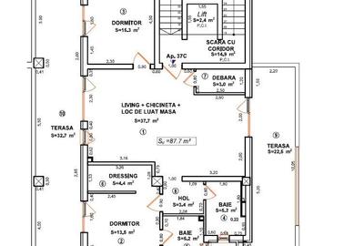 Penthouse 3 camere - Central - Comision 0% - 19