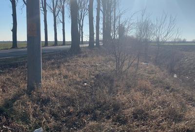 Stefanesti de Jos Vanzare  Teren  Intravilan  5,5 Hectare deschidere 121ml DJ200 - 2