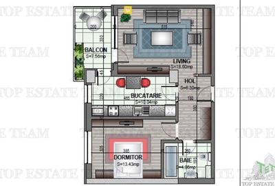 Apartament 2 camere spatios bloc finalizat sector 6-Militari - 4