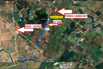 TEREN | INTRAVILAN | 35ml deschidere | 14000 mp | Dascalu | COMISION 0% - 1