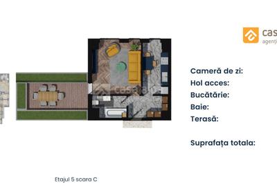 PROIECT NOU | apartament 1 camera LA CHEIE | Pacurari - Alpha Bank - 12