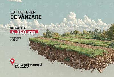 Teren intravilan, 4200 mp, adiacent A0 si Centura Sud - 1