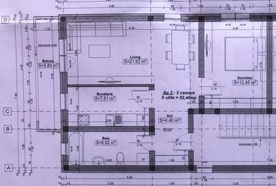 Giroc - Ap 2 cam - Su52,6mp - Centrala proprie - Bloc nou - 7