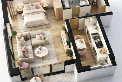 Studio de vânzare 58mp pe malul lacului Straulesti | bloc nou | Bucurestii Noi - 6