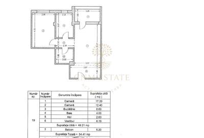 2 Camere + Parcare Et.1/4 Bloc Nou Zona Mihai Bravu - 12