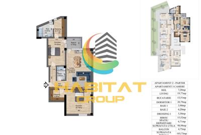 3 camere metrou Brancoveanu - imobil NOU - 6