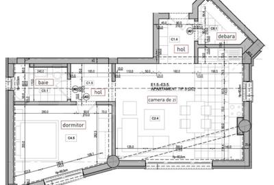 Apartament 2 camere, 53 mp, zona Bucium Aleea Domenii - 11