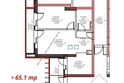 Apartament 2 camere, Skyline City, zona Shopping City Mall - 5