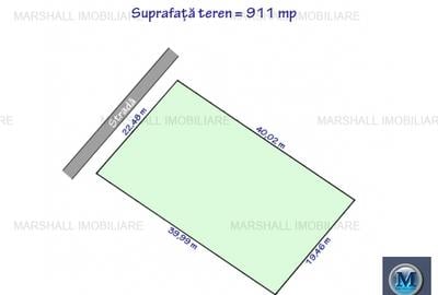 Teren intravilan de vanzare, zona Albert, 911 mp #14385 - 2