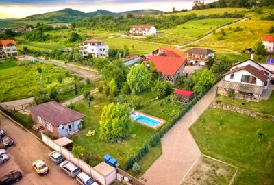 Pensiune + 2 Case, Piscina, Iaz, Garaj, Curte 3.200 mp, panouri |VIDEO - 4