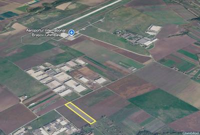 OCAZIE! Lot teren in vecinatatea aeroportului Brasov 50 m deschidere - 6