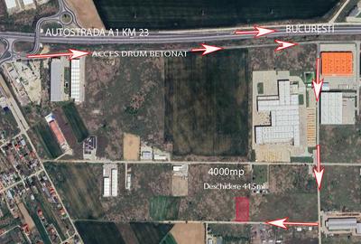 Vanzare teren A1 - Autostrada Bucuresti - Pitesti, KM 23 - 1