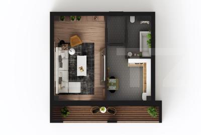 Apartament de 1 camera, complex premium, zona Visan - 7