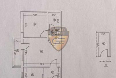 Apartament 2 camere, Tomis Nord, 40 mp, semidecomandat, balcon, etaj 4/4 + boxa - 1