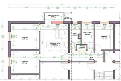 TIPOGRAFILOR - 4 Camere - RENOVAT - Centrala proprie - Clima - Boxa CF - 14