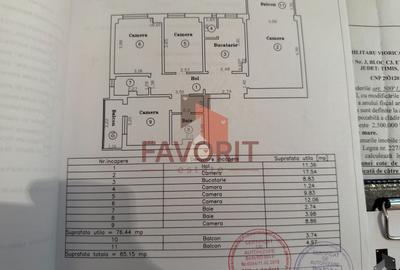 4 camere | etaj 1 | centrala proprie | mobilat si utilat | zona buna | - 15