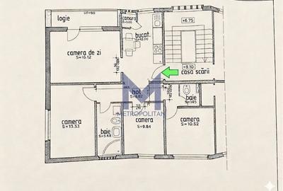 Apartament 4 camere | 2 băi | 2 locuri parcare | Gheorgheni, lângă Piața Hermes - 19