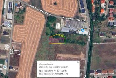 Vand teren intravilan in Otopeni - Strada Alexandru Ioan Cuza. - 1