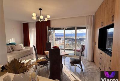 APARTAMENT 2 CAMERE MOBILAT SI UTILAT CU BALCON | VEDERE LIBERA | LOC DE PARCARE - 1