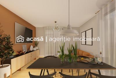 Apartament cu 2 camere decomandat, mobilat în UTA